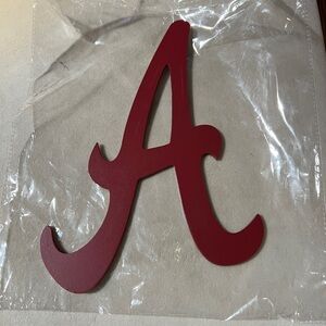 Red Decorative Letter A